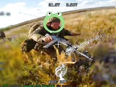 Frodo, Sam, Merry watch as the fireball hit Pippin 