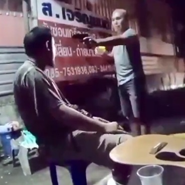 Thai Man Executes Neighbor Point Blank Shot to Head 