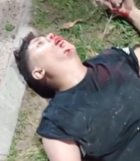 Biker Cut in Two - Bike Still Intact