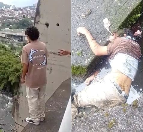 Teen Takes A Leap From 55 Meter Bridge (Full Video)