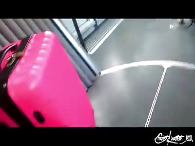 Black woman beating a White woman 