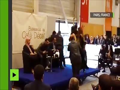 Femen in Paris with Tarik Ramadan