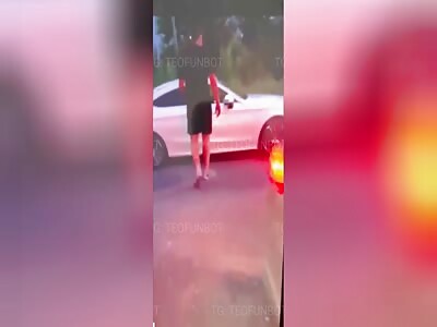 The face of a beautiful girl is destroyed after an accident