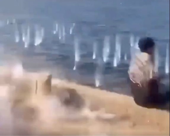 unarmed Palestinian livestreaming at Gaza’s port was targeted by a war