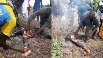 Man Set on Fire, Dismembered with Machete