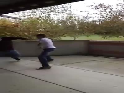 Boxer beats the shit outta bully at school