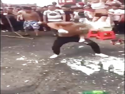 Breaks A Lot Of Beers Over His Head