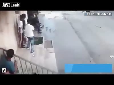 GRAPHIC - 15 years old palestinian shot in the head  