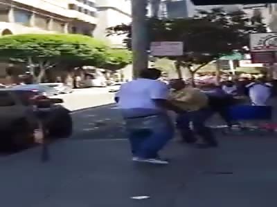 Gay Man Gets Attacked With A Broom On Gay Pride Day!