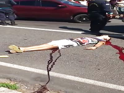 Thugs who robbed lonely drivers were chased and terminated by cops