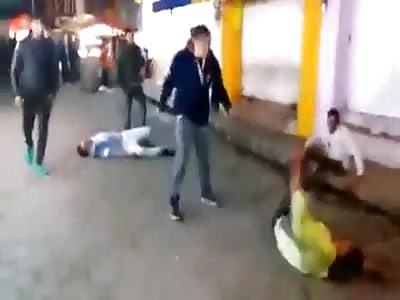 Man kills his mother`s lover and his mates get beaten by her sons