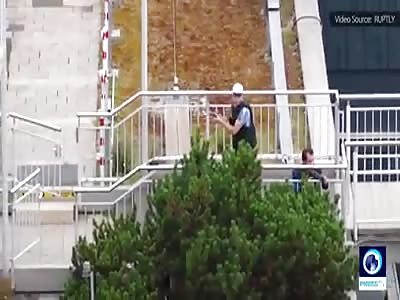 Munich shooting: Multiple deaths at shooting in Munich shopping mall, footage shows scared shoppers running from mall