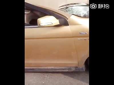 Cement truck killed all car occupants