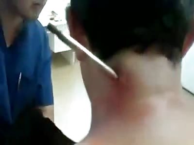 Man is impaled with underwater fishing arrow  