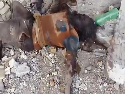 rotten body of china isis member