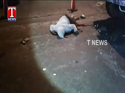 aftermath Of Panjagutta Road Accident | 