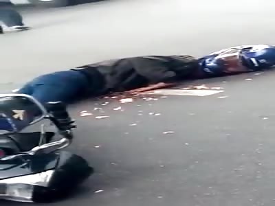 spot death road accident