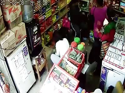 Three women caught on CCTV stealing 