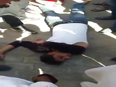 young boy killed by shot in the head in india