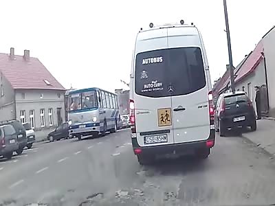 Woman Tumbles Out Of Moving School Bus