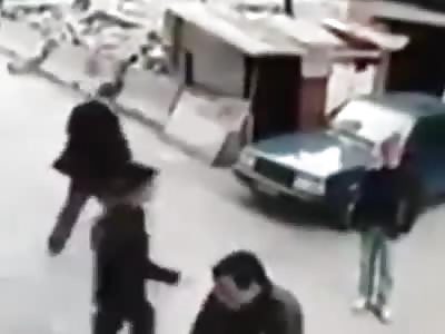 Pedestrian Knocked Flying By Speeding Dog