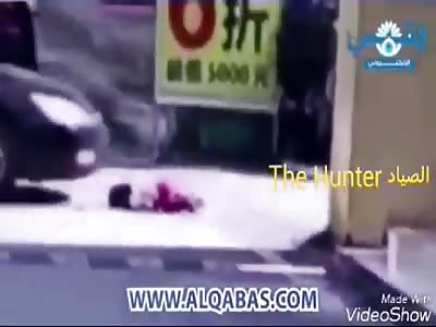  Little girl miraculously survives after being run over by car