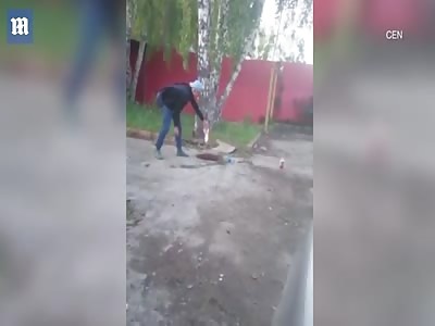 Stirring up trouble: Teen drops molotov cocktail in manhole