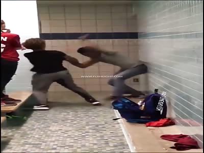 Girl Gets Her Head Tore Up By A Guy After Jumping Into Some Sh*t