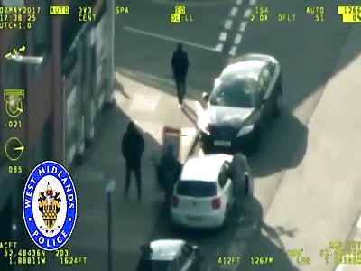 Dramatic movie-style footage shows a gang of thugs carrying out a shooting