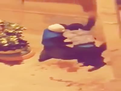 Crazy Real Sword Fight in Morocco Street