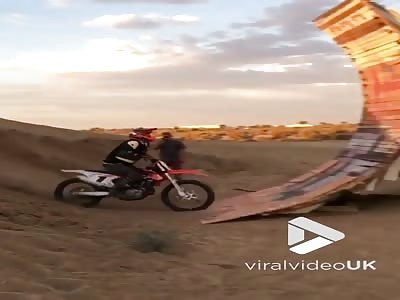 Dirt bike loop fail