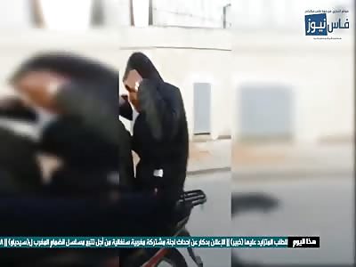 two thief try to avoid camera 