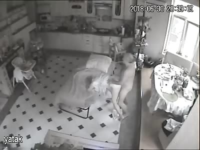 Old man fucking his wife has a heart attack