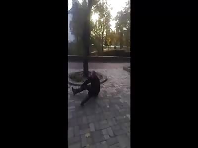 ANNOYING MAN ASKING FOR A PUNCH