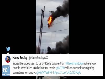 Helicopter crash in upstate New York kills 2