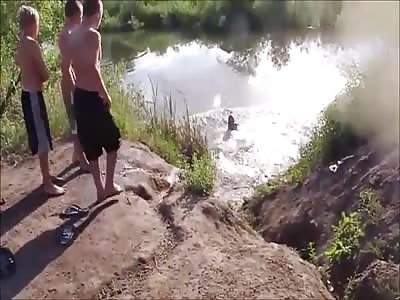 Girl On A Bike Wiped Out But Now Has Their Respect Forever