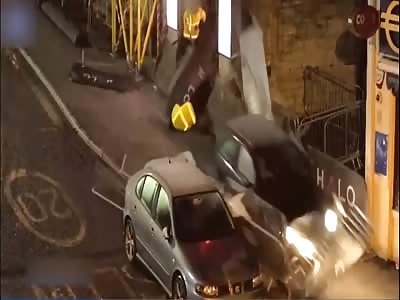 former soldier drunkenly smash his car into nightclub