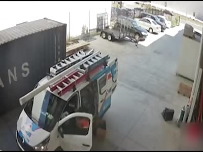 Tradie thrown from his van during violent carjacking in Melborune