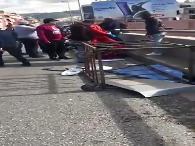 A terrible incident in Lebanon tree Syrian youths dead