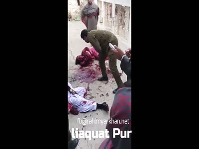 HORRIFIC FOOTAGE SHOWS MAN STAB HIS WIFE TO DEATH