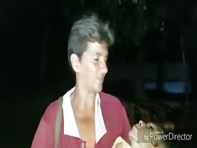 Venezuelan mother carrying her dead daughter in her arms to the morgue