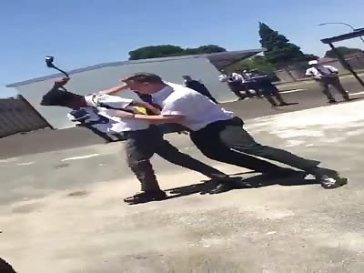 beating the shit out of black in school in Johannesburg