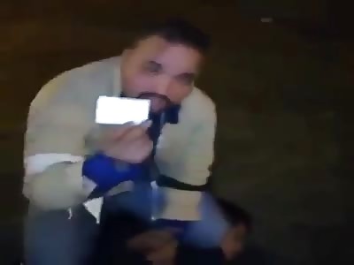 thief punished in the street