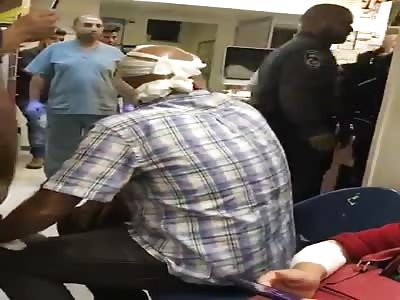 young Palestinian man stab Israeli soldier in his face in hospital