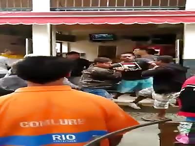 thief punished in favela 