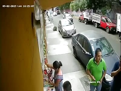 suicide by throwing himself under truck