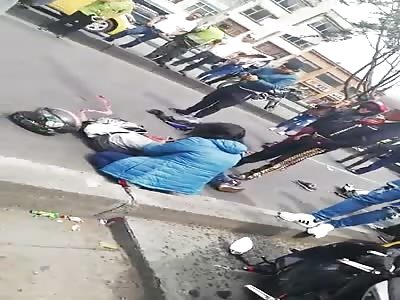 MOTORCYCLE VS. BICYCLE (AFTERMATH) 2