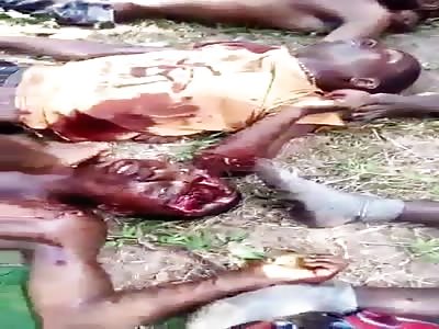 mass shooting by army in forest