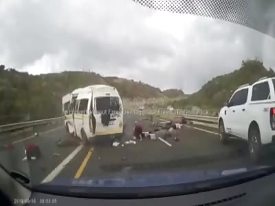 Dashcam Captures East London Brutal Taxi Crash