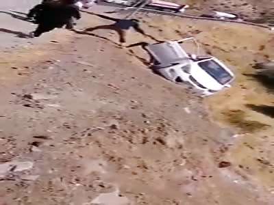 Moroccan man saved in the last minute after accident